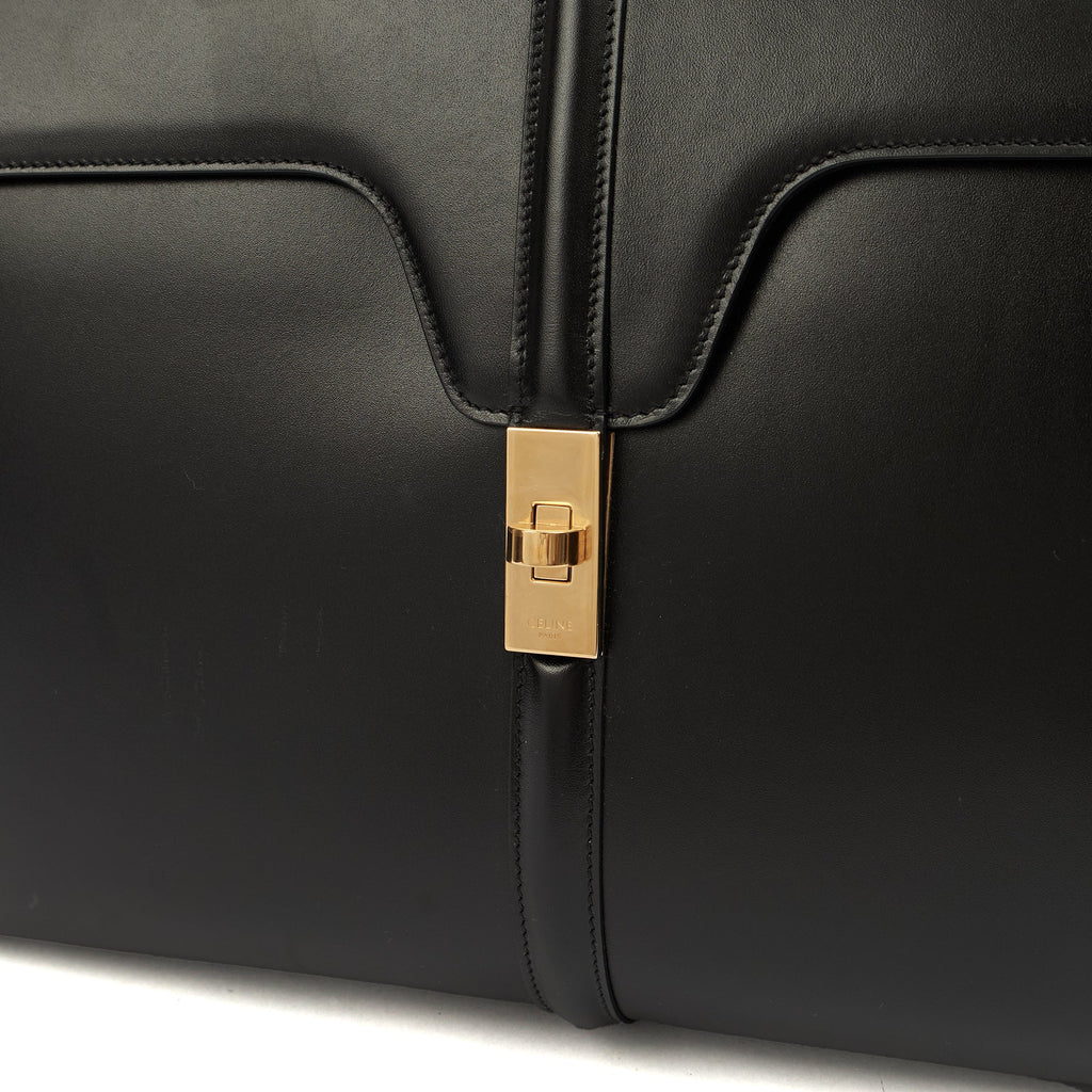 Celine Tote Box Bag - Medium in Black, Leather — Alternate View 18