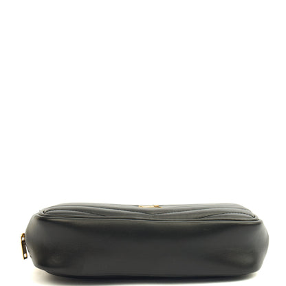 Saint Laurent Cross Body Lou Mini Crossbody in Black, Leather — Alternate View 11