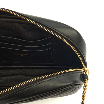 Saint Laurent Cross Body Lou Mini Crossbody in Black, Leather — Alternate View 7
