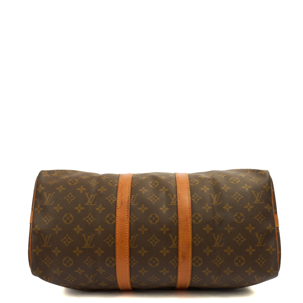 Louis Vuitton Tote Keepall 45 Bandouliere in Monogram, Canvas — Alternate View 19