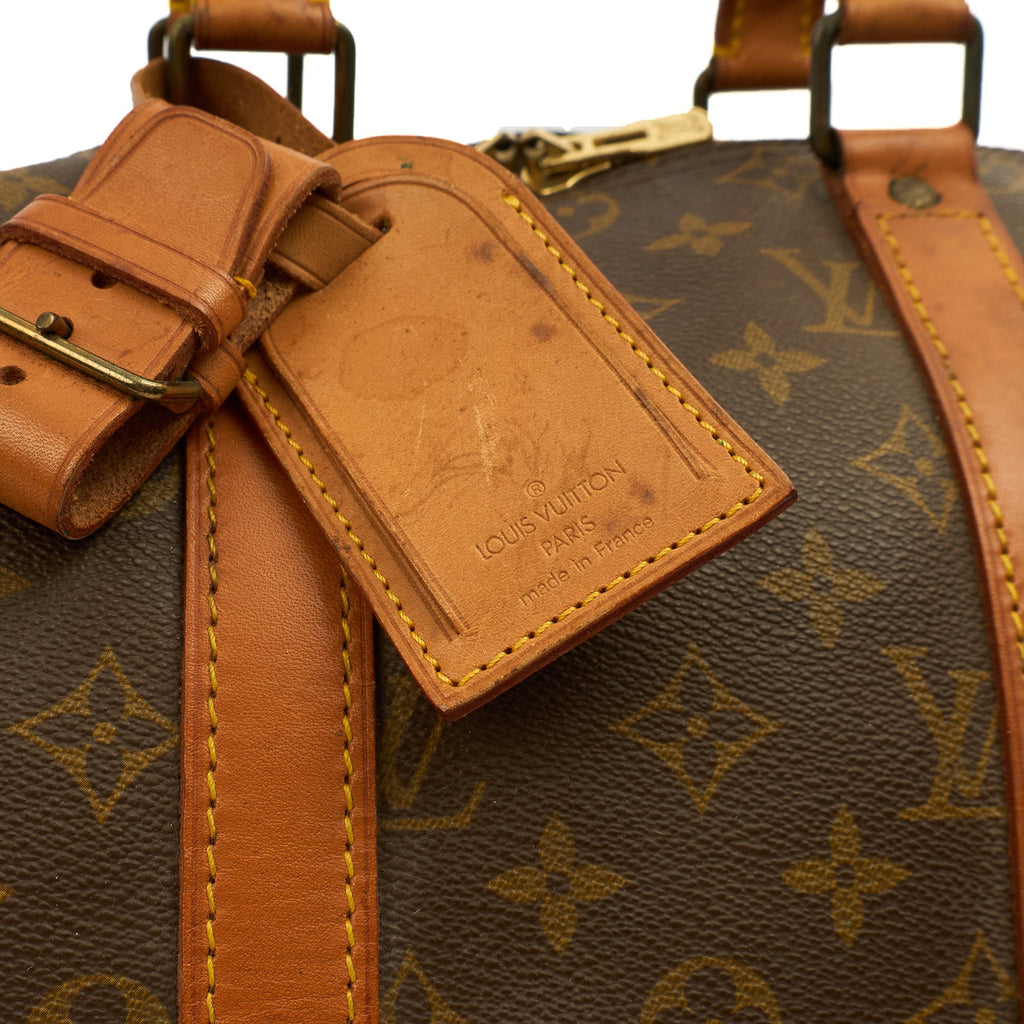Louis Vuitton Tote Keepall 45 Bandouliere in Monogram, Canvas — Alternate View 13
