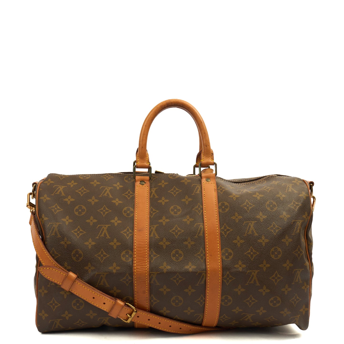 Louis Vuitton Tote Keepall 45 Bandouliere in Monogram, Canvas — Alternate View 18
