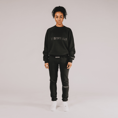 FEAR OF GOD ESSENTIALS 3D Silicon Applique Crewneck Dark Slate/Stretch Limo/Black — XXS — Alternate View 7