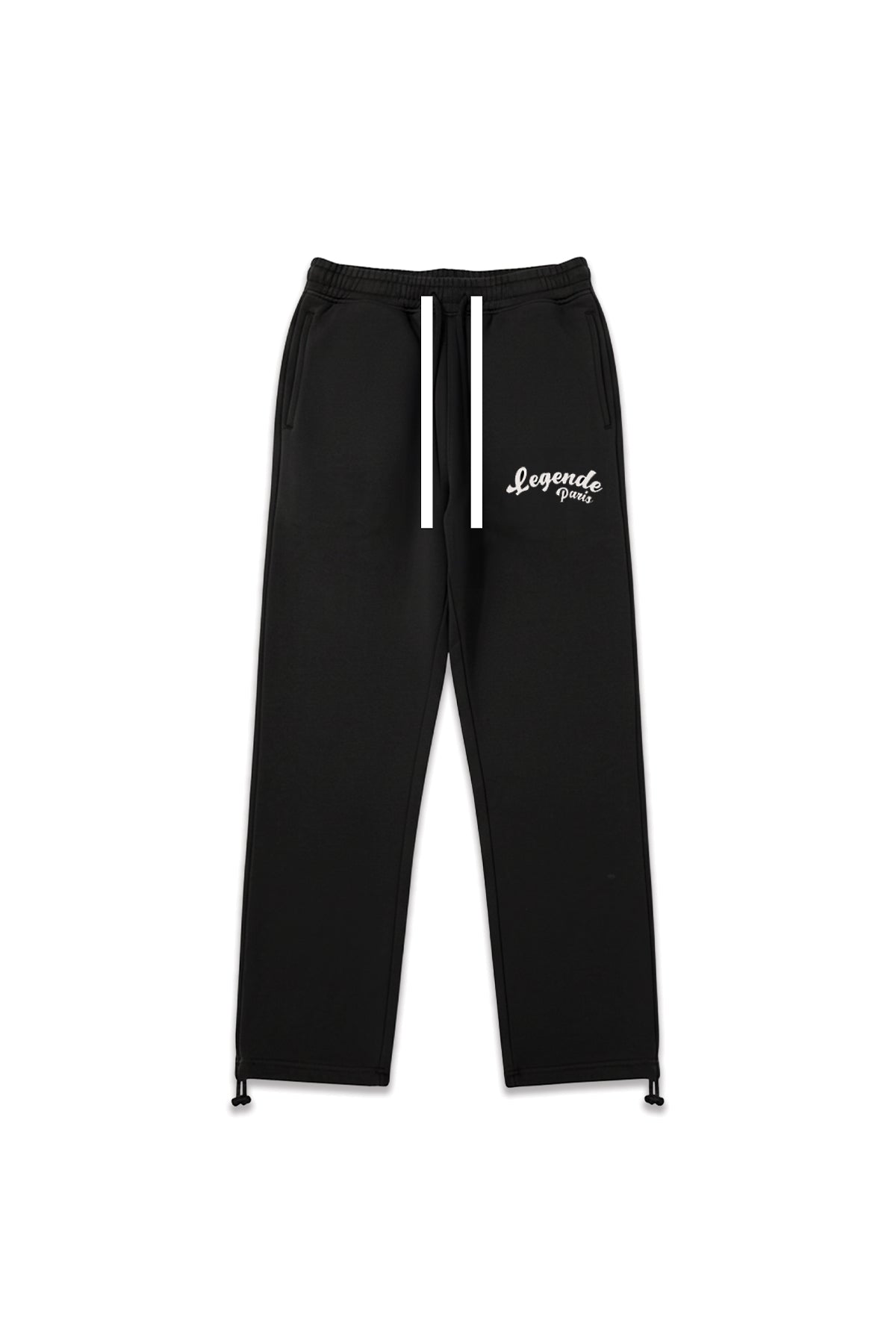 Legende Paris Gum Logo Jogger - Black — XS — Front View