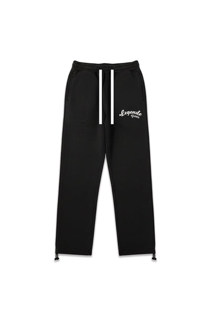Legende Paris Gum Logo Jogger - Black — XS — Front View