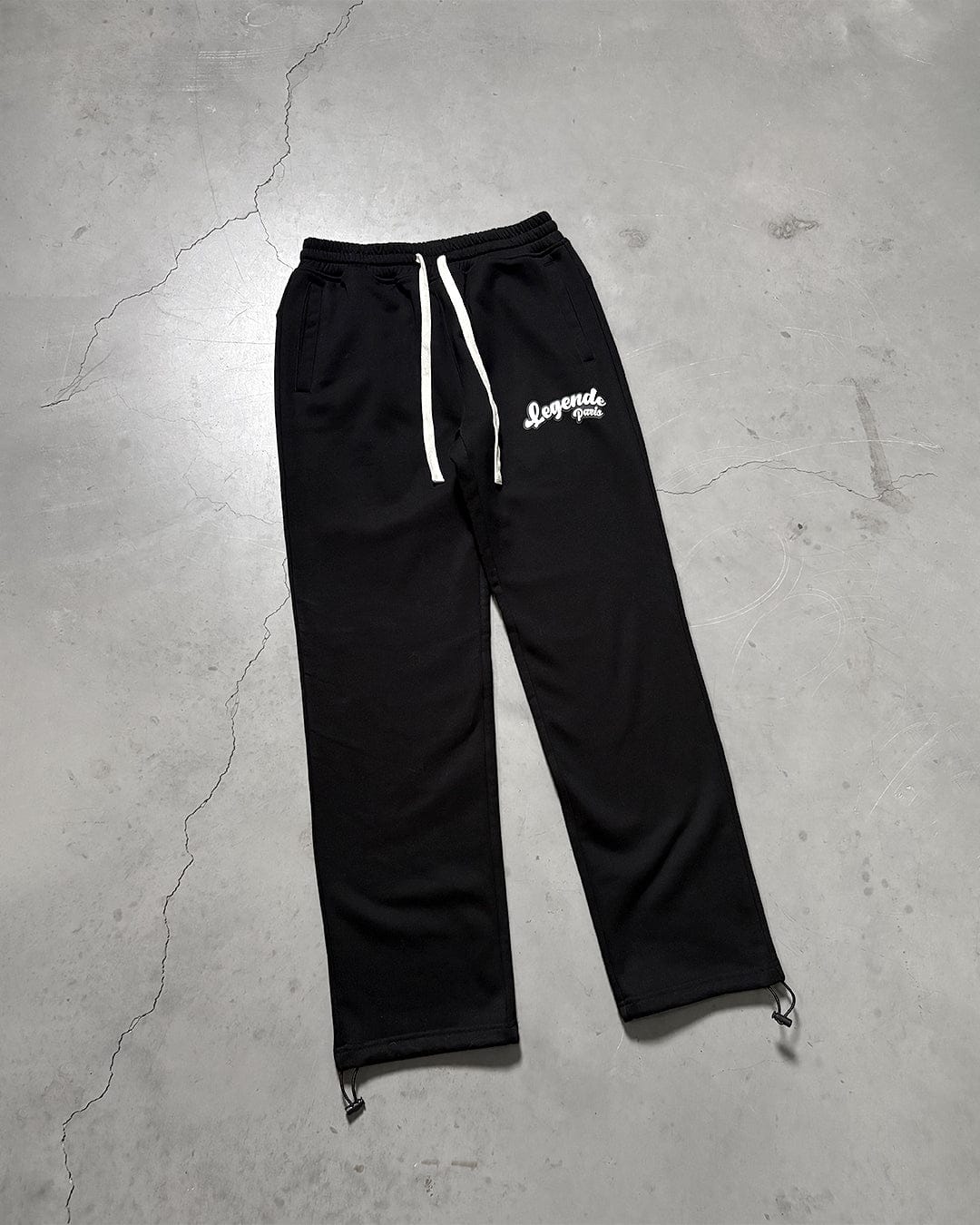 Legende Paris Gum Logo Jogger - Black — XS — Back View