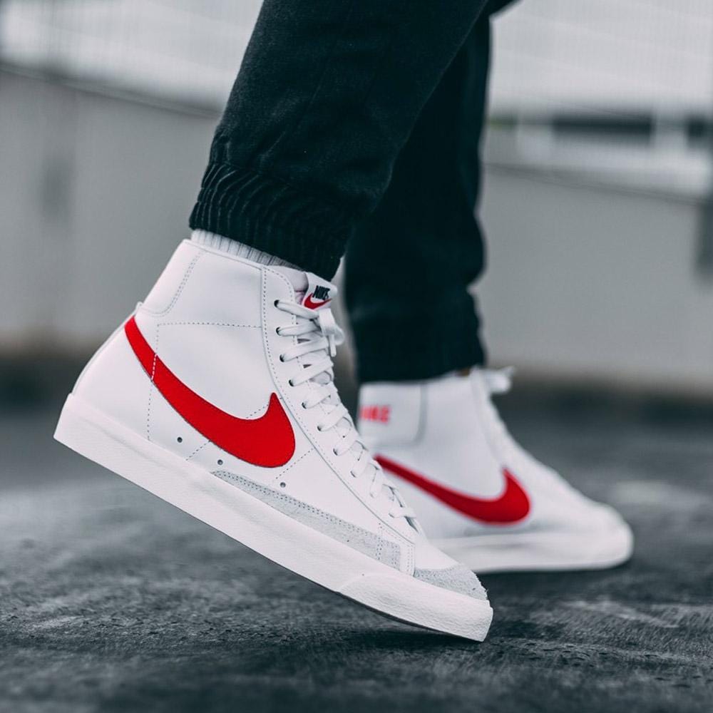 Nike Blazer Mid '77 Vintage 'Habanero Red' — UK 3 | EU 35.5 | US 3.5 — Lifestyle View