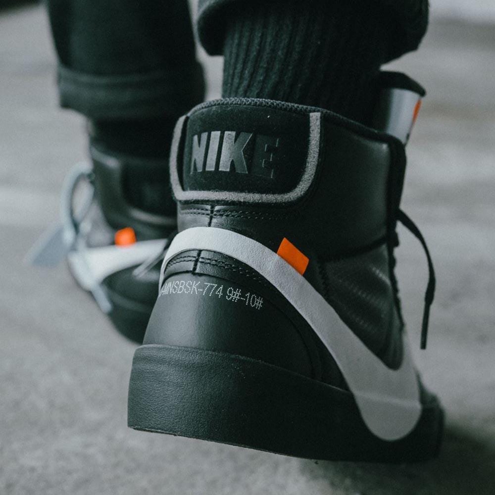 Off-White x Nike Blazer Black SPOOKY PACK — 3 UK | 35.5 EU — Alternate View 7