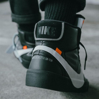 Off-White x Nike Blazer Black SPOOKY PACK — 3 UK | 35.5 EU — Alternate View 7
