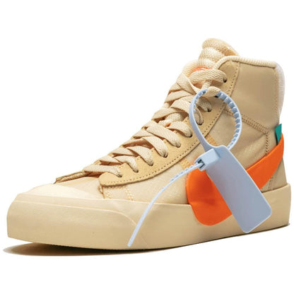 Off-White x Nike Blazer Orange SPOOKY PACK — 3 UK | 35.5 EU — Top View