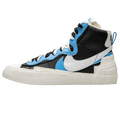 Sacai x Nike Blazer Mid 'Black Blue' — UK 3 | EU 35.5 | US 3.5 — Front View