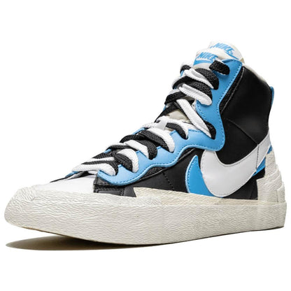 Sacai x Nike Blazer Mid 'Black Blue' — UK 3 | EU 35.5 | US 3.5 — Top View