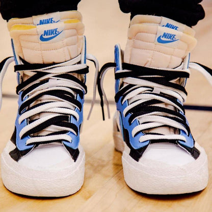 Sacai x Nike Blazer Mid 'Black Blue' — UK 3 | EU 35.5 | US 3.5 — Lifestyle View