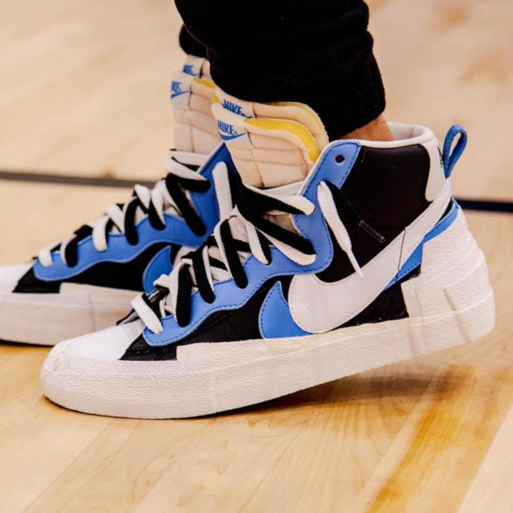 Sacai x Nike Blazer Mid 'Black Blue' — UK 3 | EU 35.5 | US 3.5 — Alternate View 8