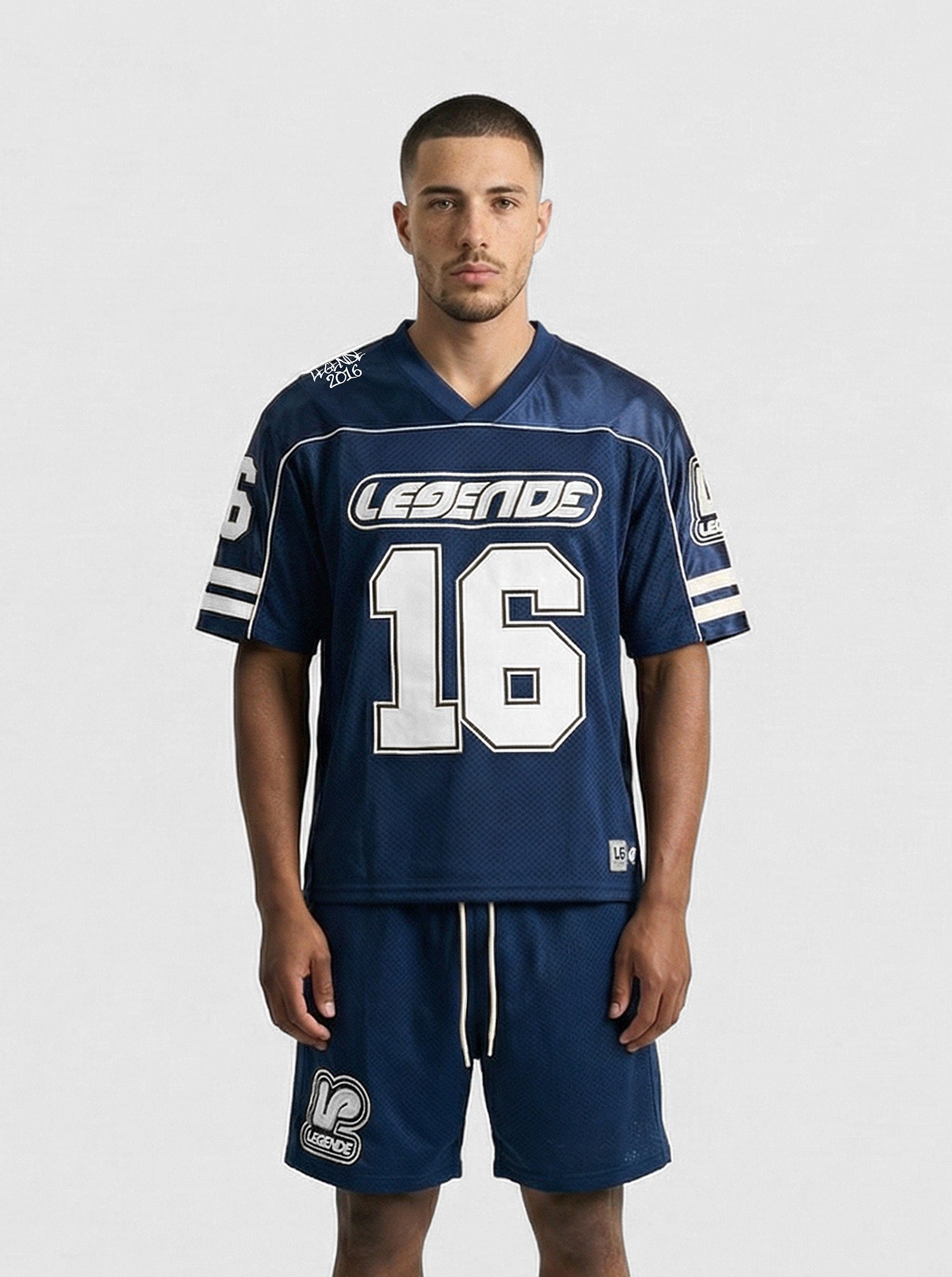 Legende Paris CORE MESH JERSEY - BLUE — XS — Front View