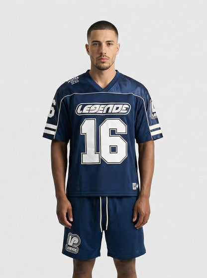 Legende Paris CORE MESH JERSEY - BLUE — XS — Front View