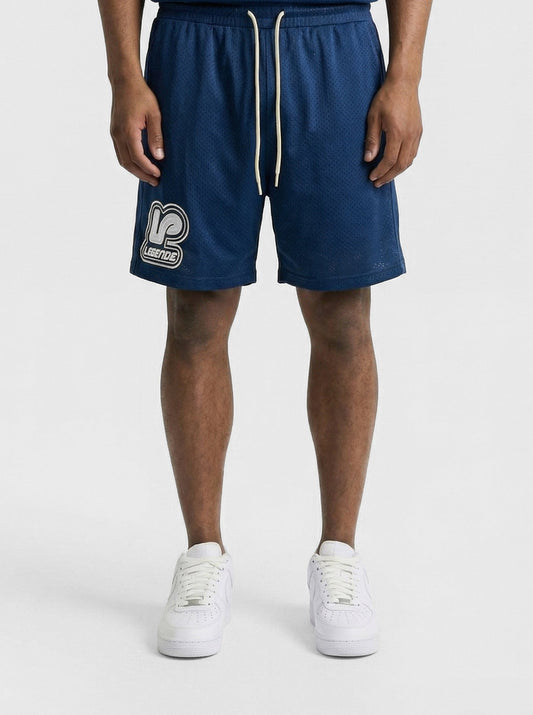 Legende Paris CORE MESH SHORT - BLUE — XS — Front View