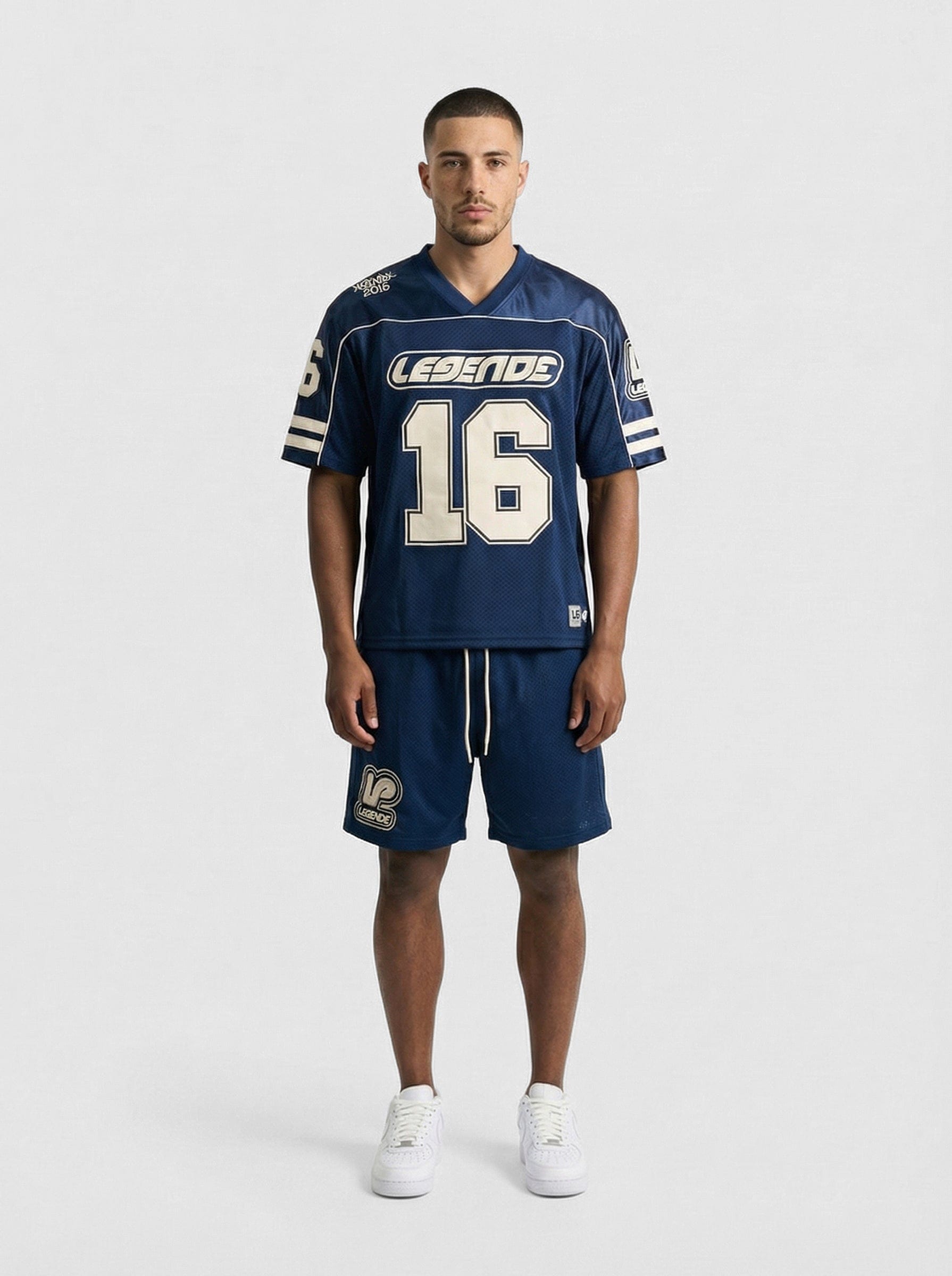 Legende Paris CORE MESH JERSEY - BLUE — XS — Back View