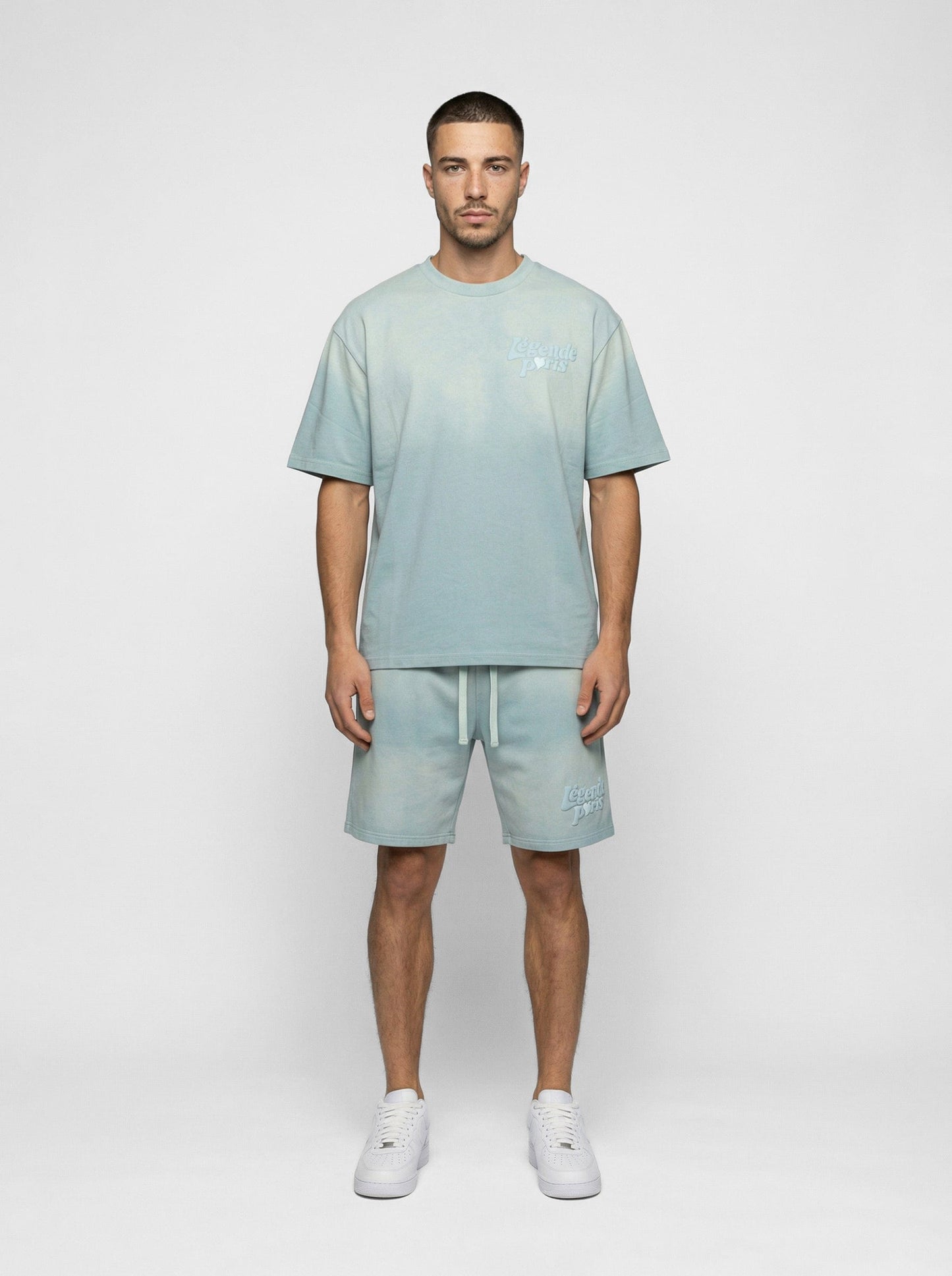 Legende Paris LND GRADIENT T-SHIRT - ICY BLUE — XS — Detail View