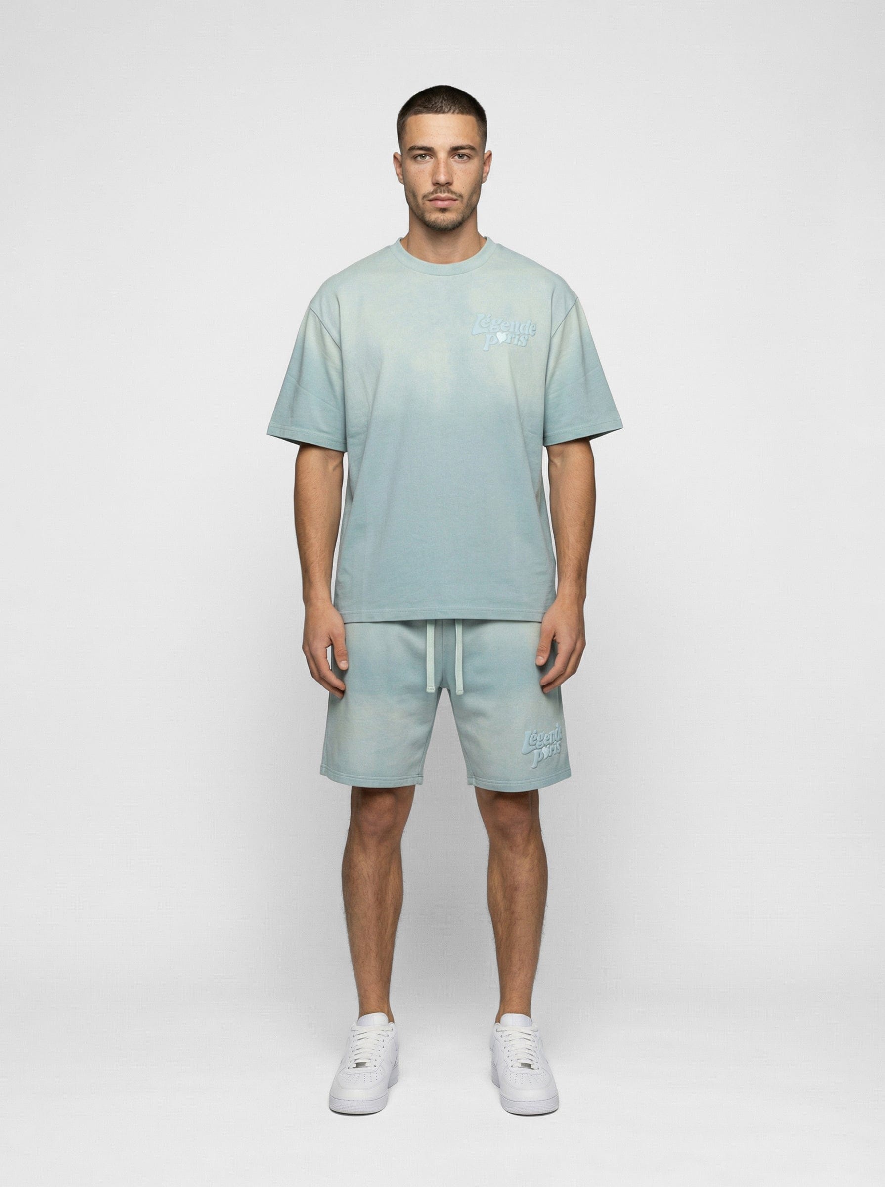 Legende Paris LND GRADIENT T-SHIRT - ICY BLUE — XS — Detail View