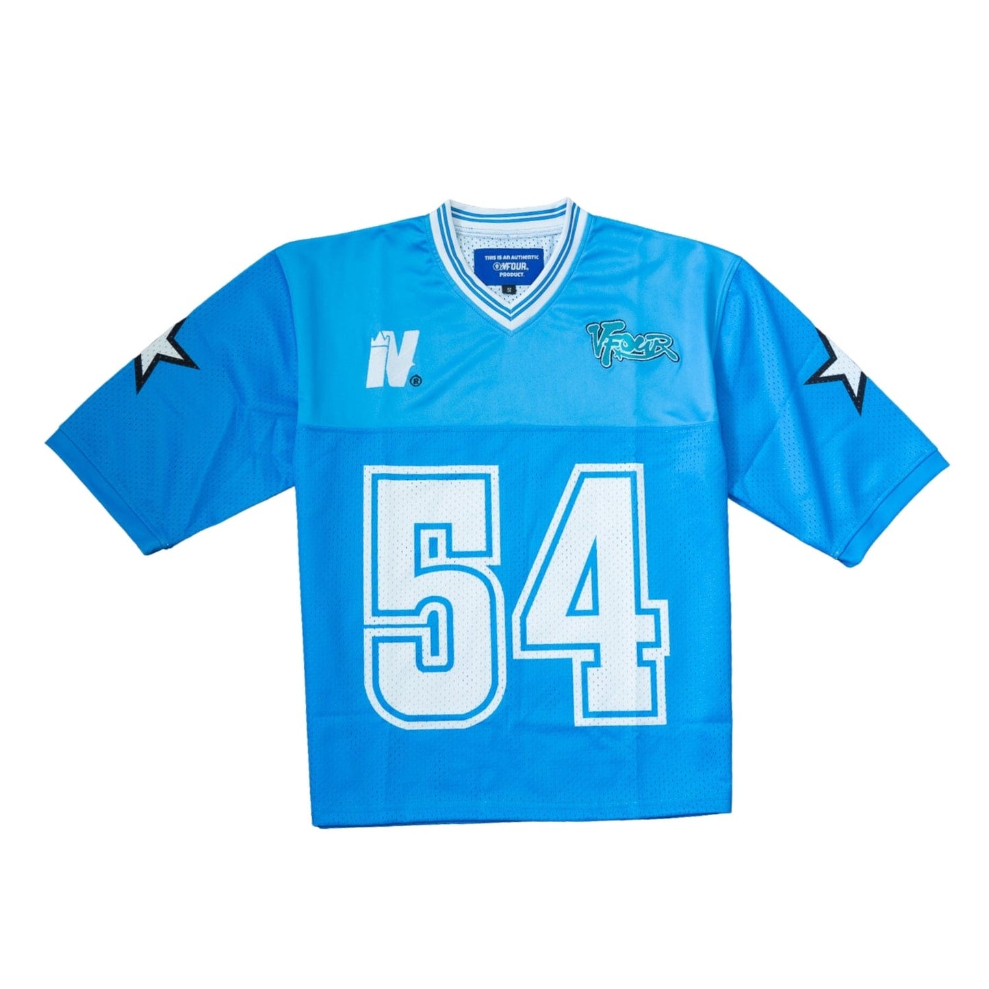 Vfour Ldn Blue Street League Jersey — S — Front View