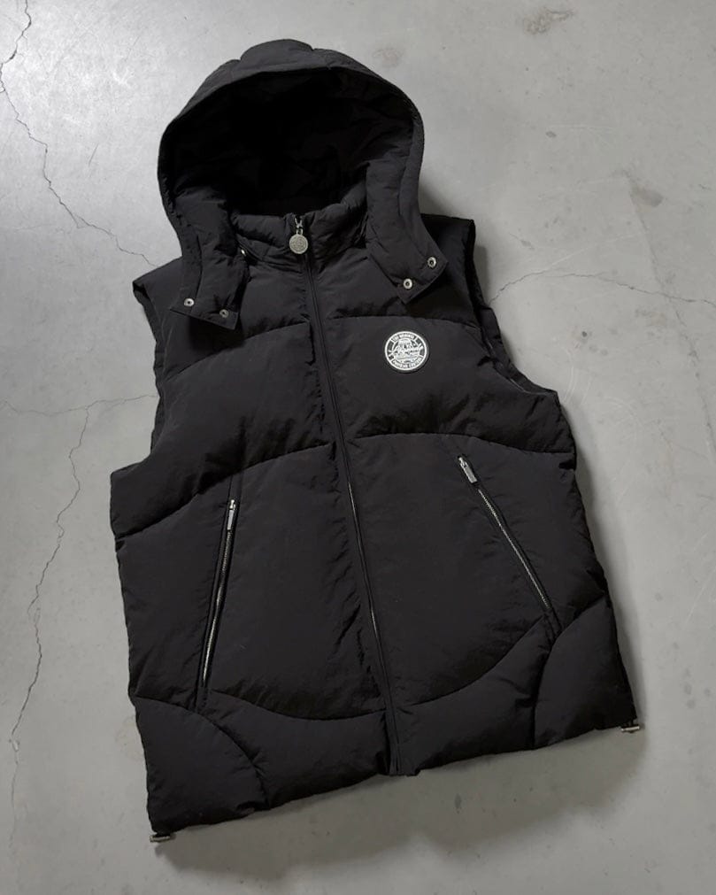 Legende Paris Puffer Bodywarmer - Black — XS — Side View