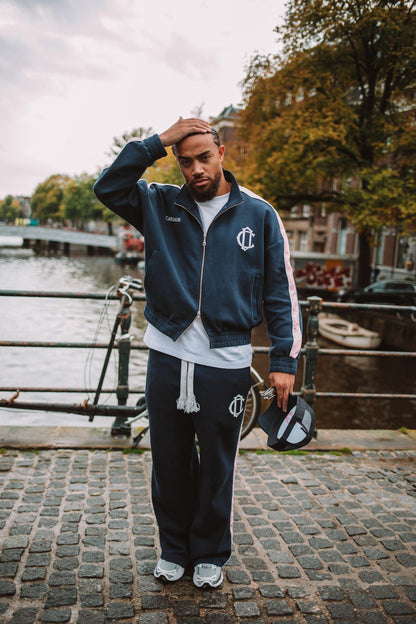 Cardair Club Emblem Track Top - Navy — XS — Side View