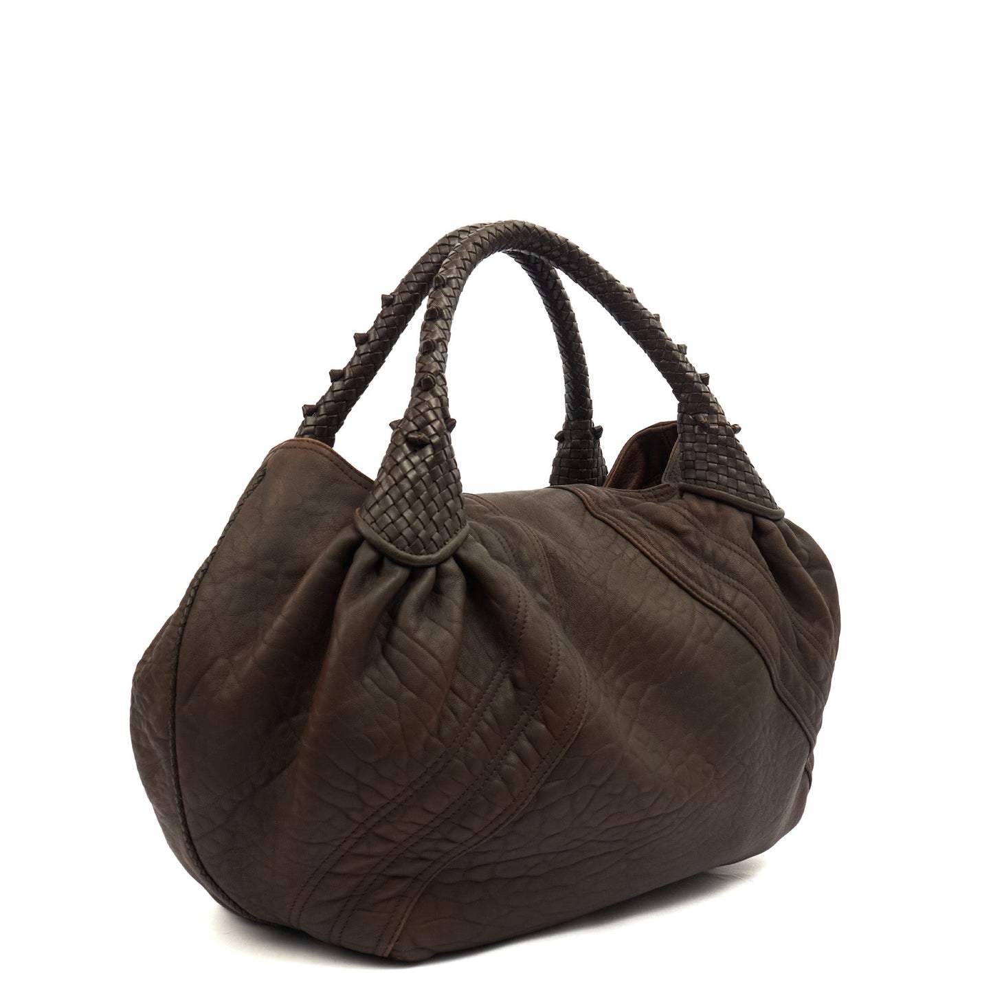 Fendi Tote Spy Bag in Brown, Leather — Alternate View 9