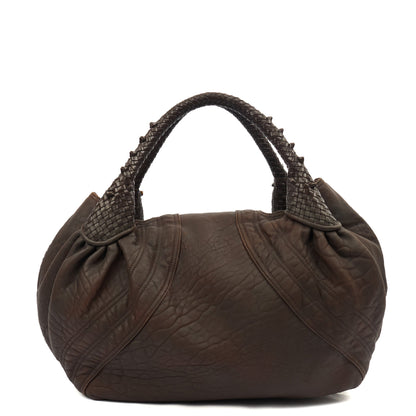 Fendi Tote Spy Bag in Brown, Leather — Top View