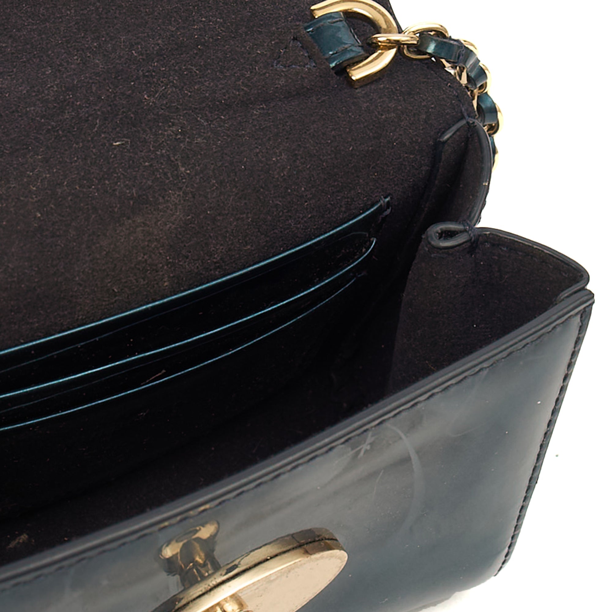 Mulberry Mini Bag Lily - Mini  in Blue, Patent Leather — Alternate View 11