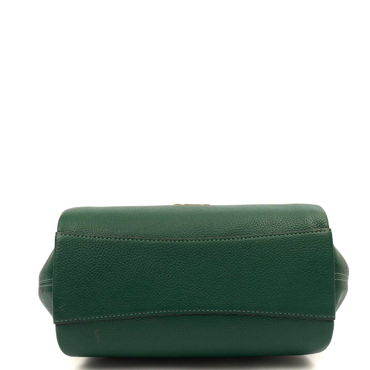 Coach Satchel Elise Satchel in Green, Leather — Detail View