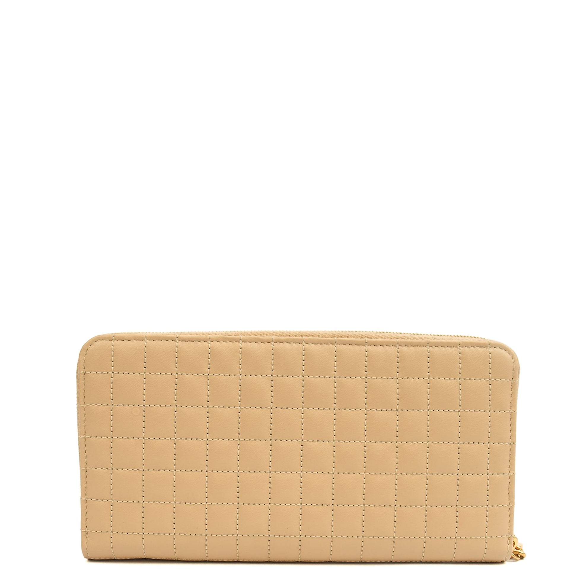 Celine Wallet in Cream, Leather — Detail View