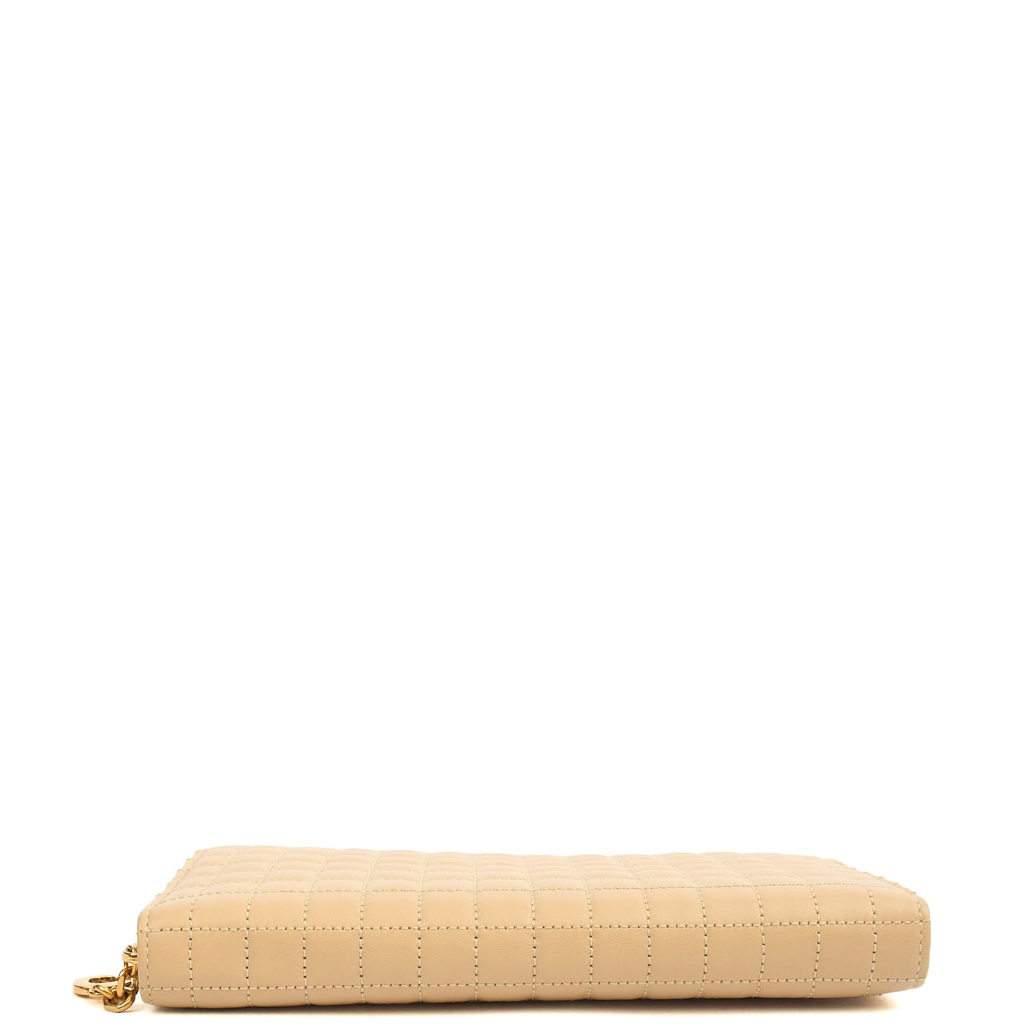 Celine Wallet in Cream, Leather — Lifestyle View