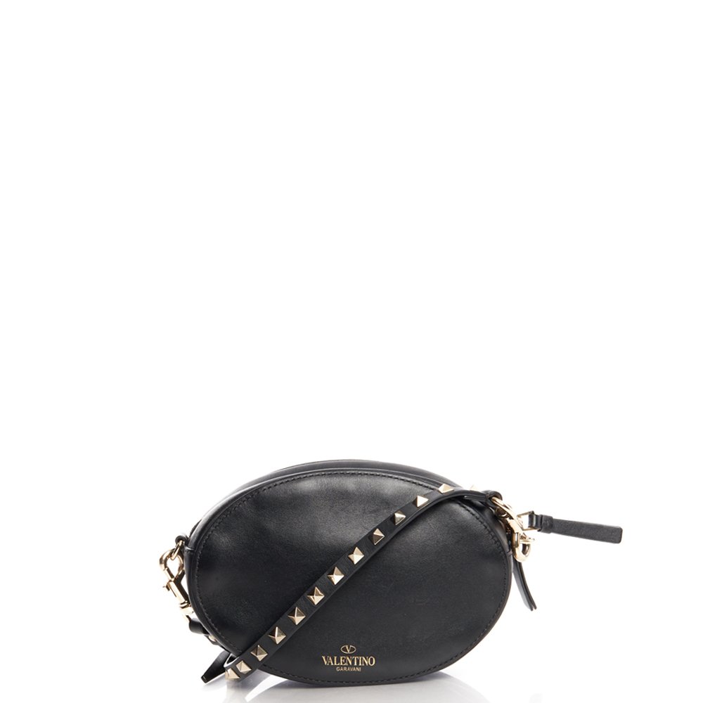 Valentino Cross Body V Logo Crossbody in Black, Calfskin — Alternate View 21