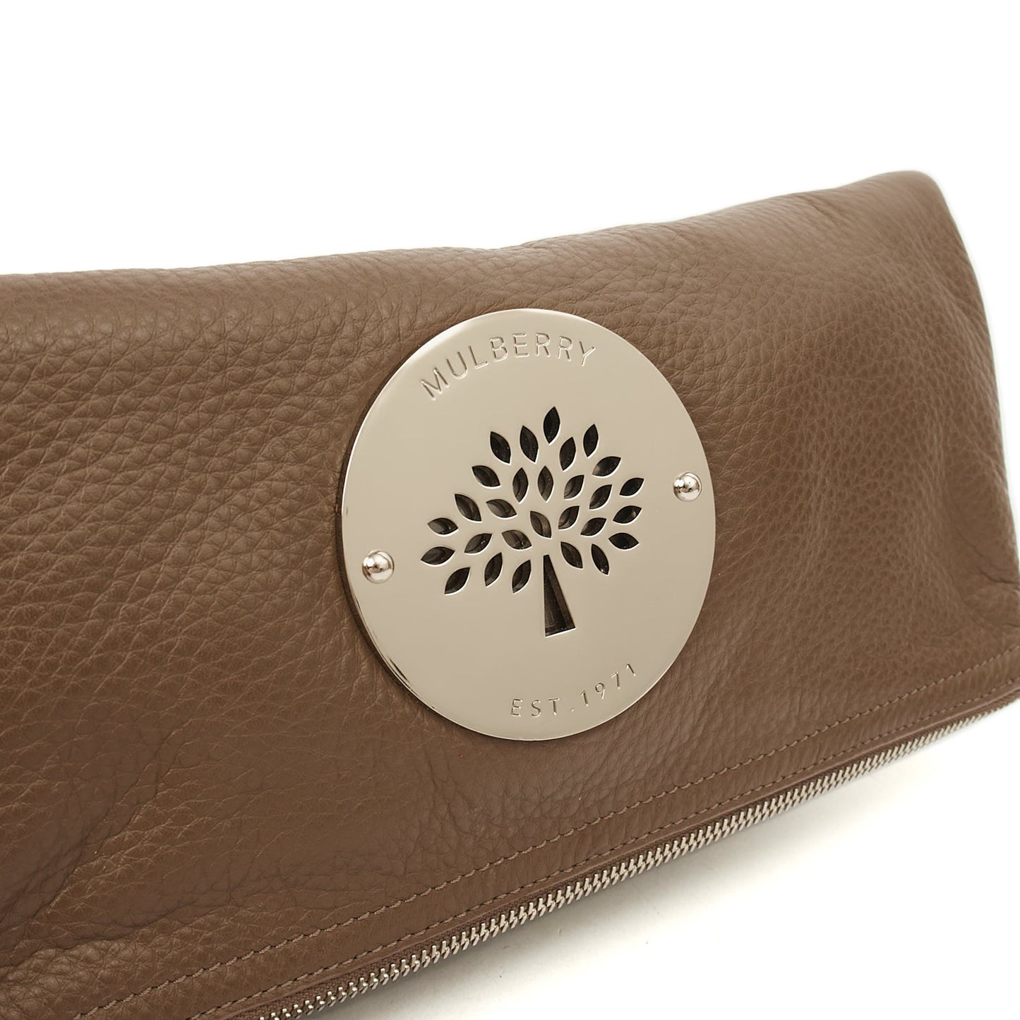 Mulberry Clutch Daria Pouch in Clay, Calfskin Leather — Alternate View 18