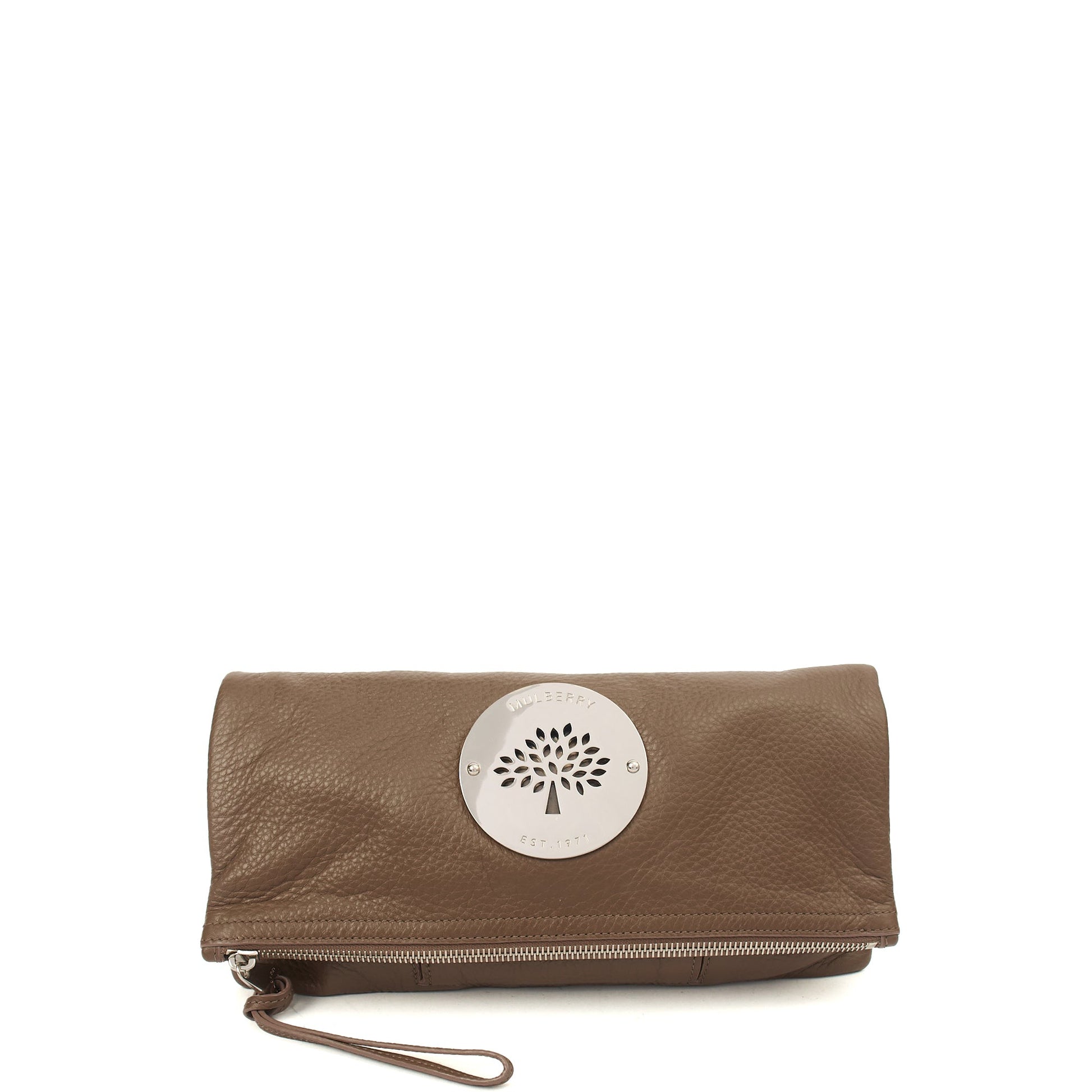 Mulberry Clutch Daria Pouch in Clay, Calfskin Leather — Alternate View 7