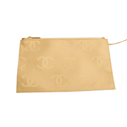 Chanel Shoulder Bag Shoulder Bag in Orange, Calfskin Leather — Alternate View 9