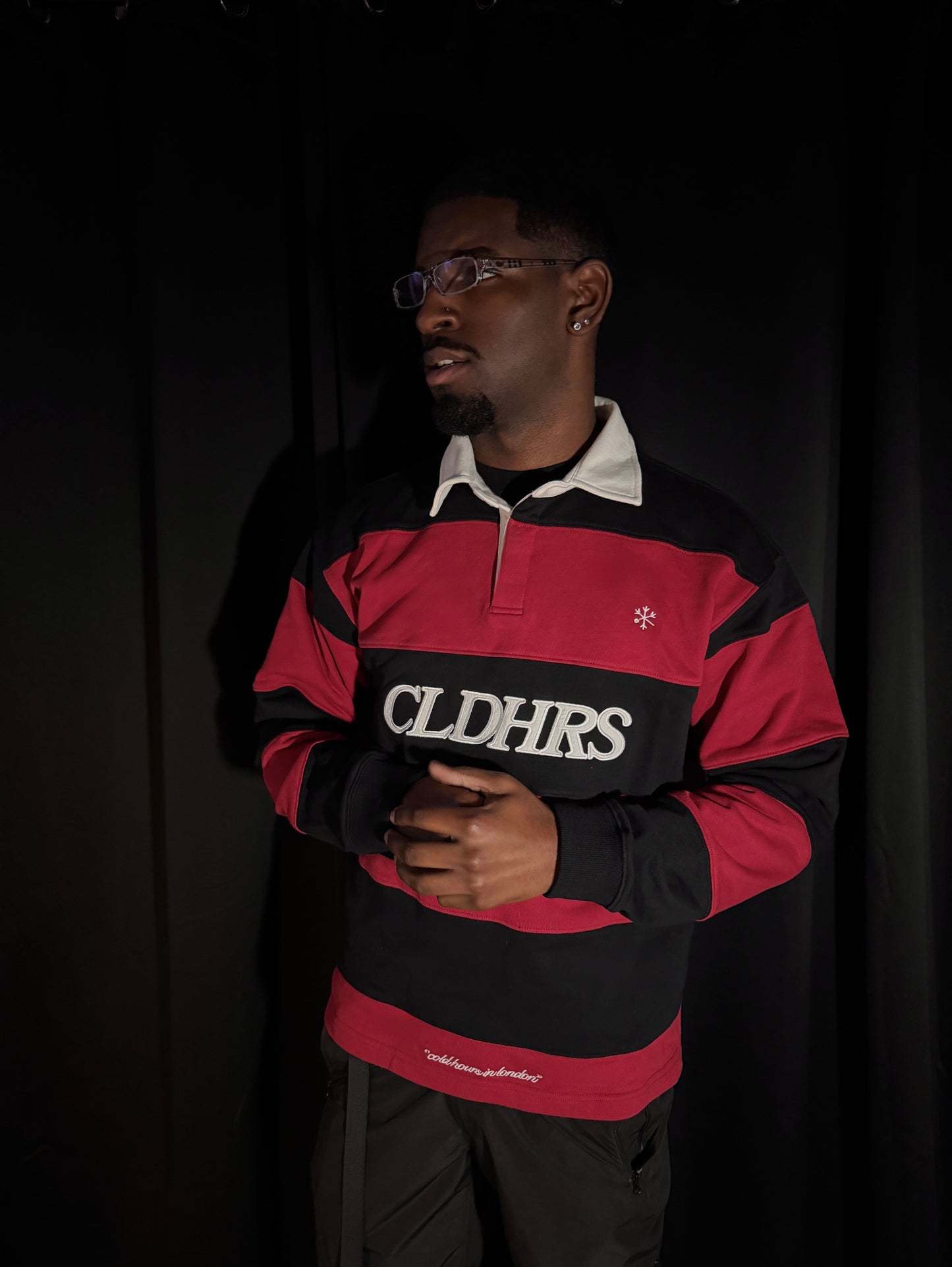 CLD HRS RUGBY POLO — XS — Back View