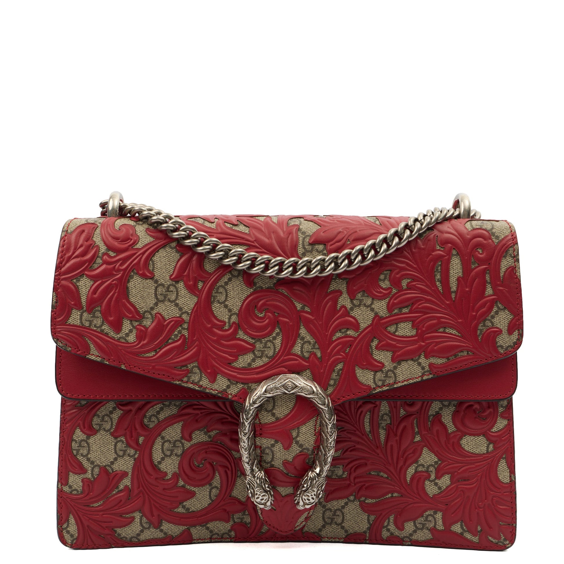 Gucci Cross Body Dionysus - Medium in Red, Leather — Front View