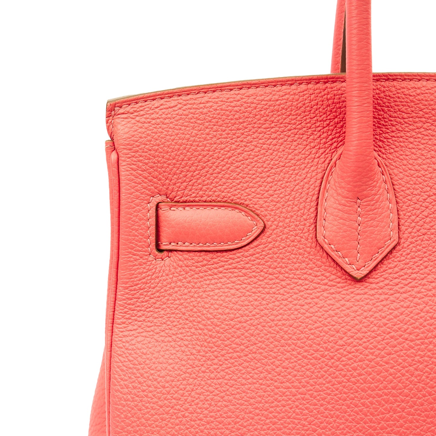 Hermes Tote Birkin 30 in Rose Lipstick, Togo Leather — Alternate View 11