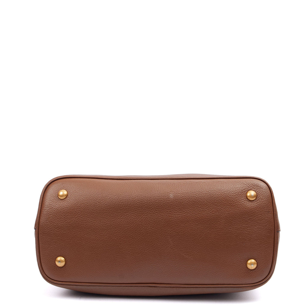 Prada Cross Body Tote in Brown, Leather — Alternate View 16