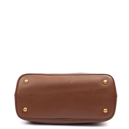Prada Cross Body Tote in Brown, Leather — Alternate View 16