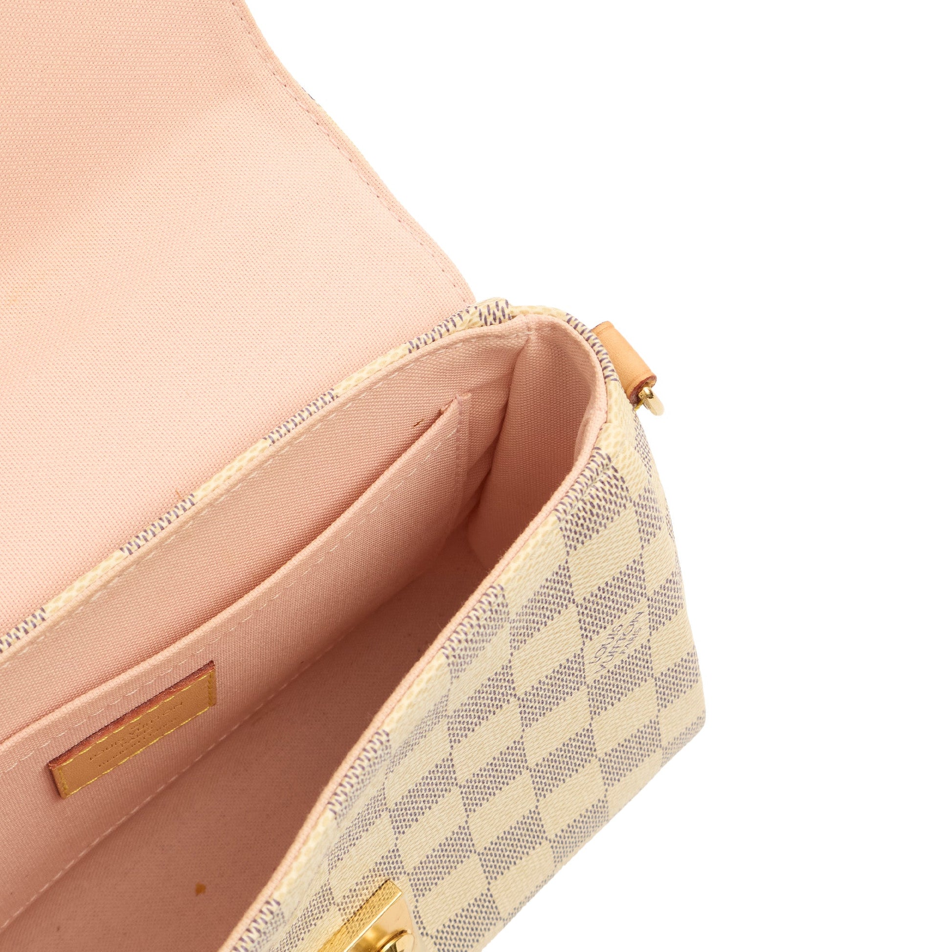 Louis Vuitton Top Handle Croisette in Damier Azur, Canvas — Alternate View 7