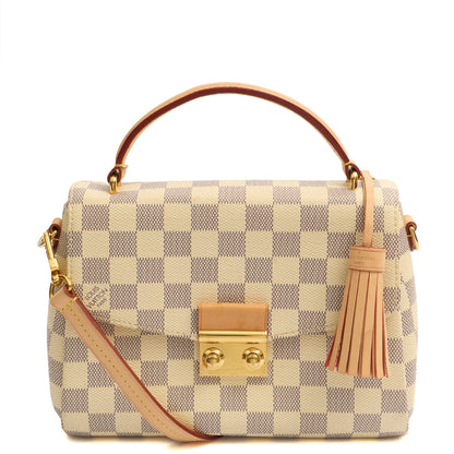 Louis Vuitton Top Handle Croisette in Damier Azur, Canvas — Alternate View 8