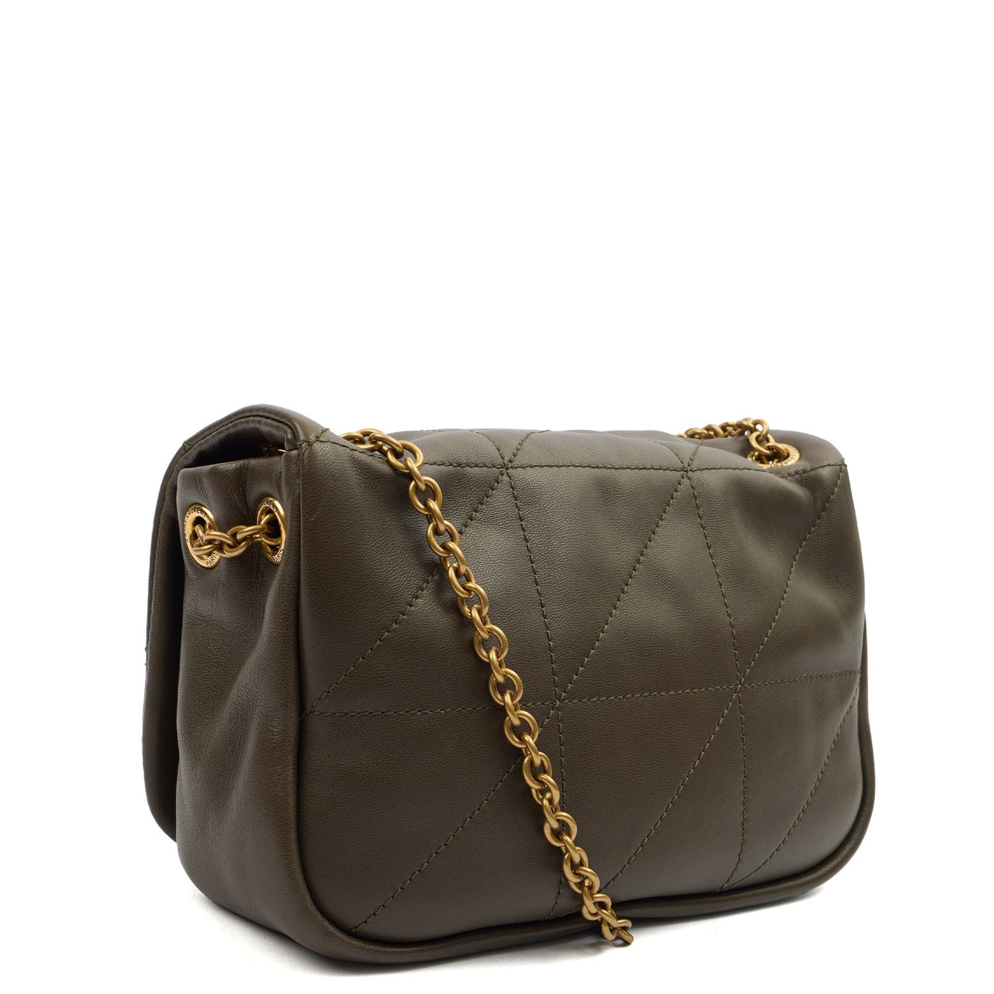 Saint Laurent Cross Body Jamie 4.3 - Mini in Green, Leather — Back View
