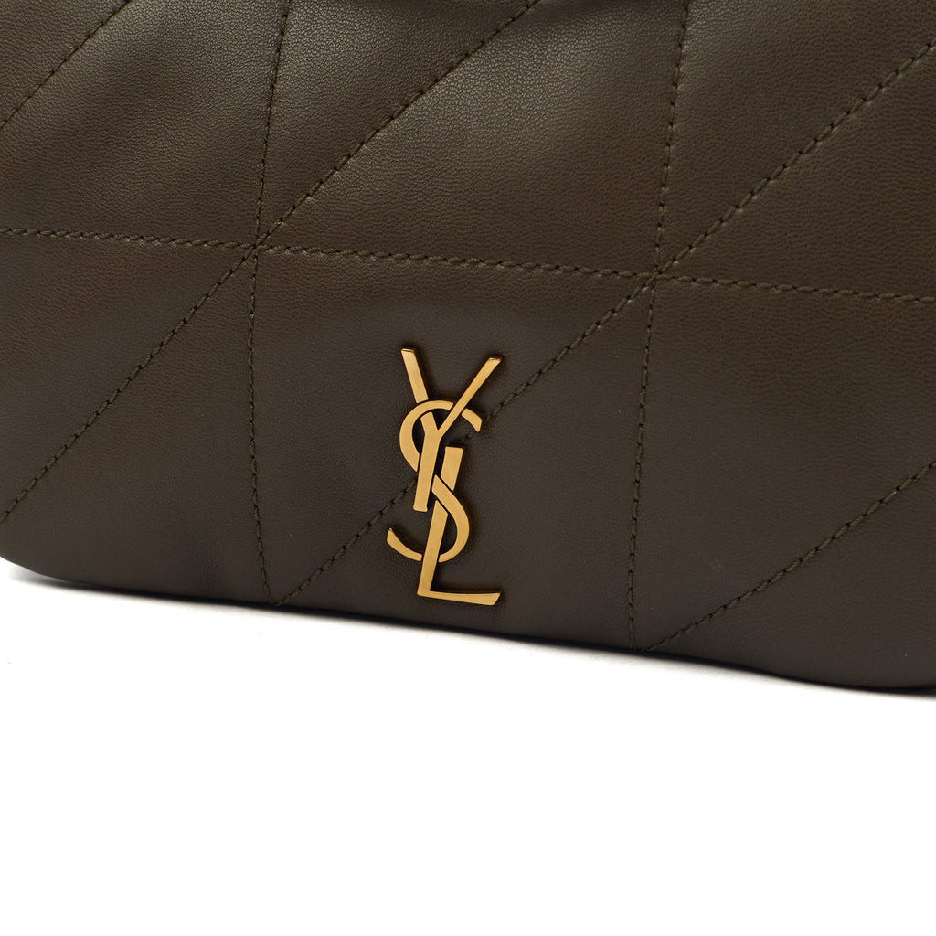 Saint Laurent Cross Body Jamie 4.3 - Mini in Green, Leather — Lifestyle View