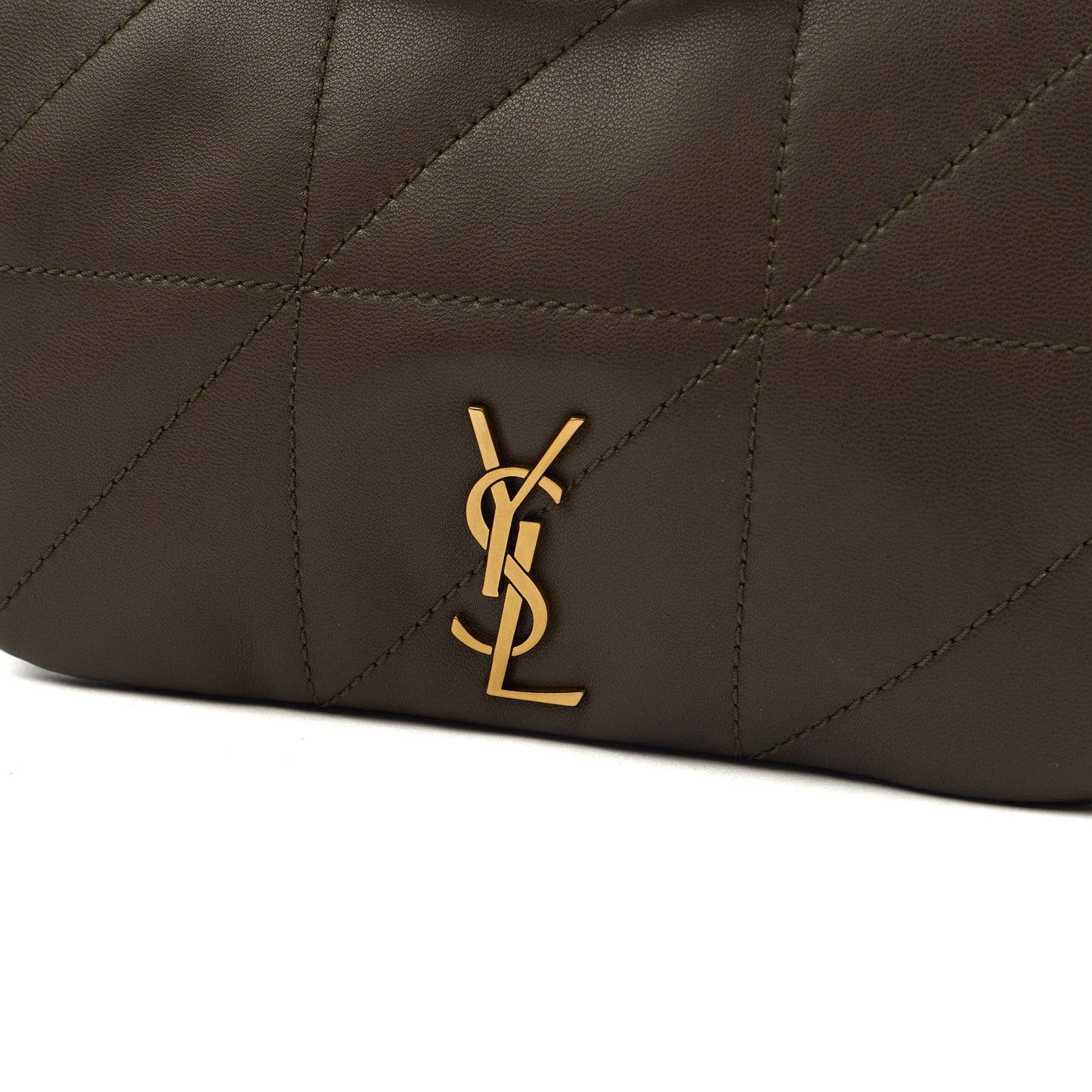 Saint Laurent Cross Body Jamie 4.3 - Mini in Green, Leather — Lifestyle View