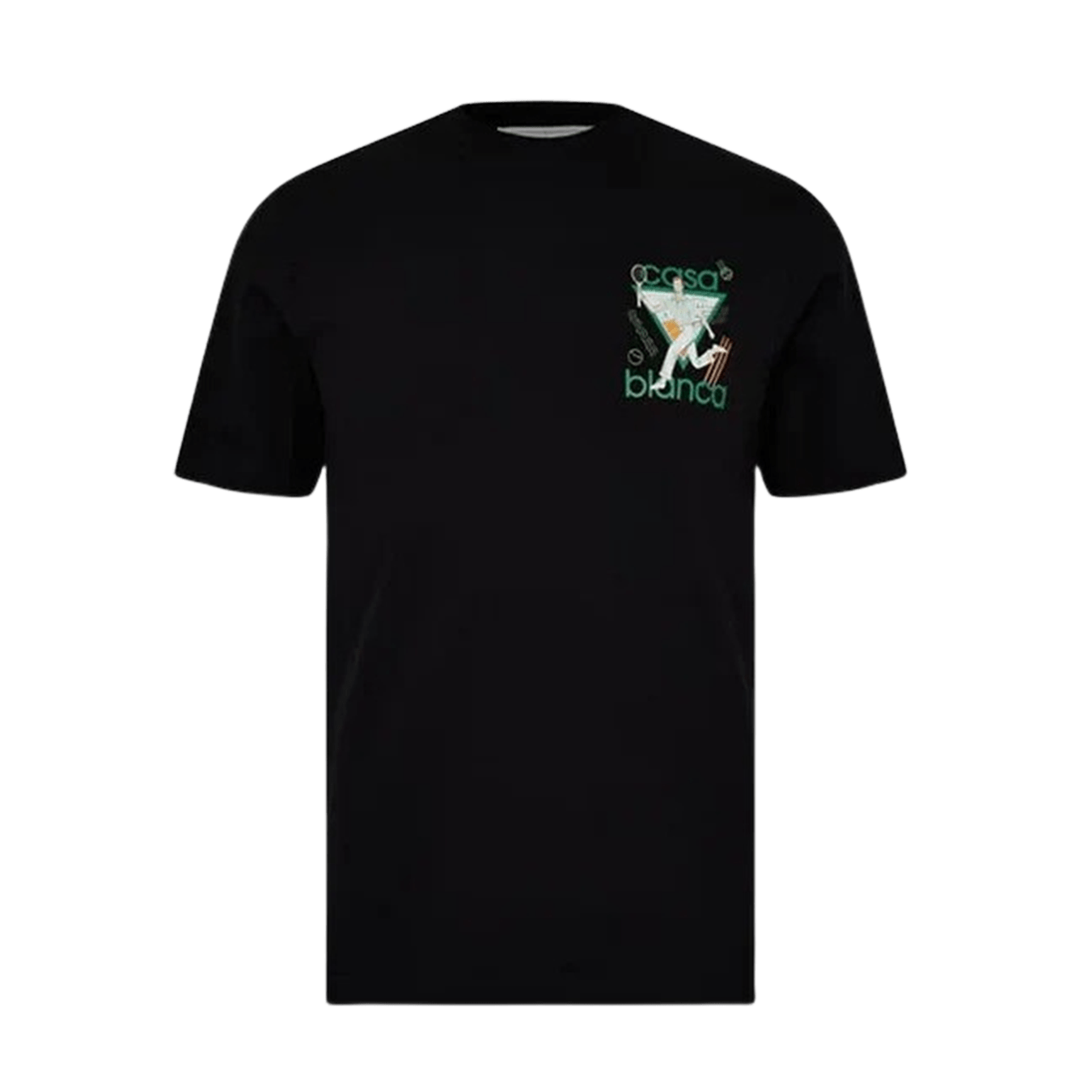 Casablanca Casa La Jeu Print T-Shirt 'Black' — XXS — Front View