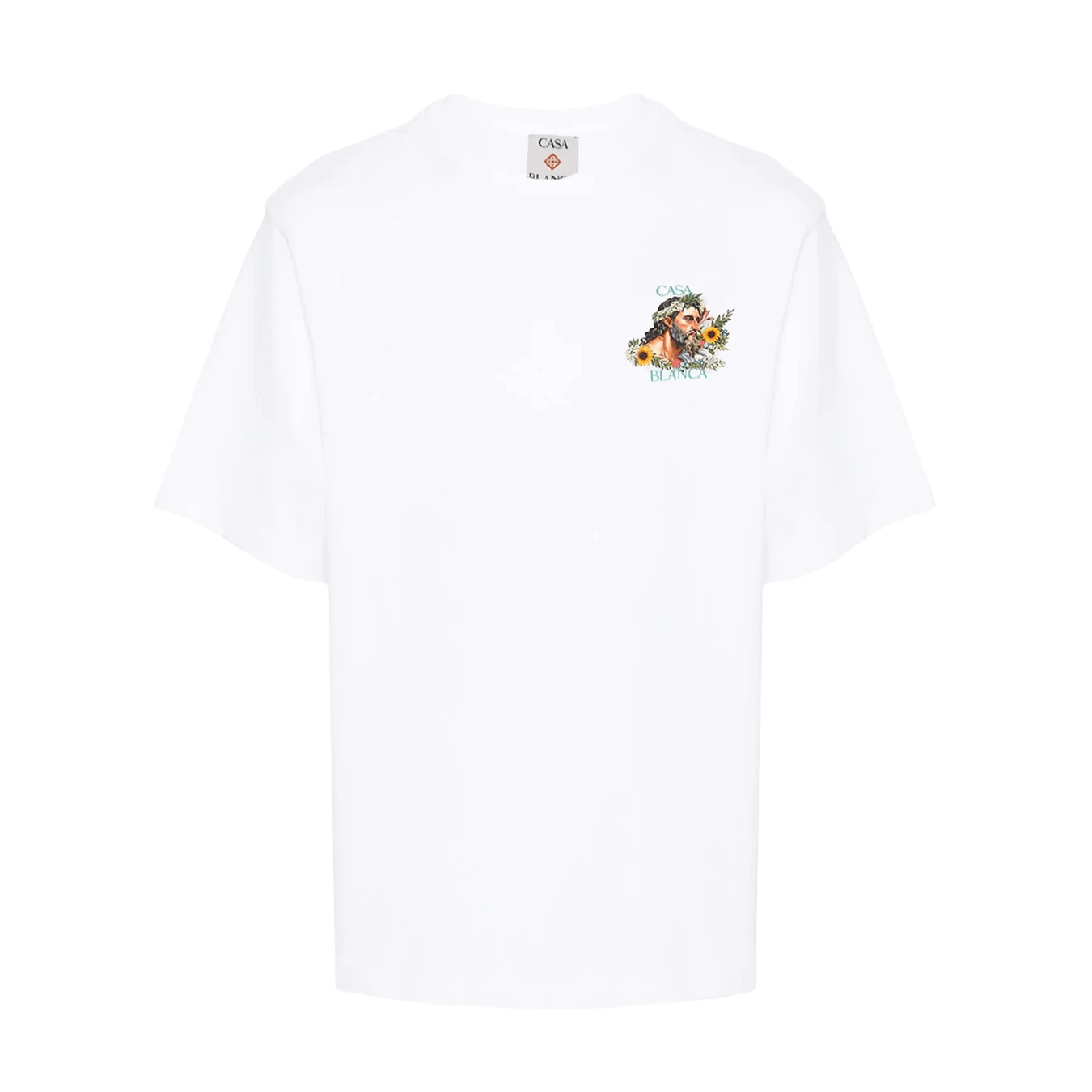 Casablanca Celebration Du Sport T-Shirt 'White' — XXS — Front View