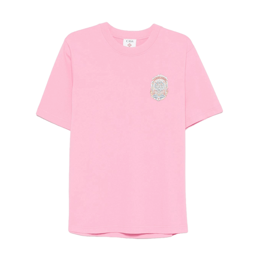 Casablanca Casa Way Skate T-Shirt 'Pink' — XXS — Front View